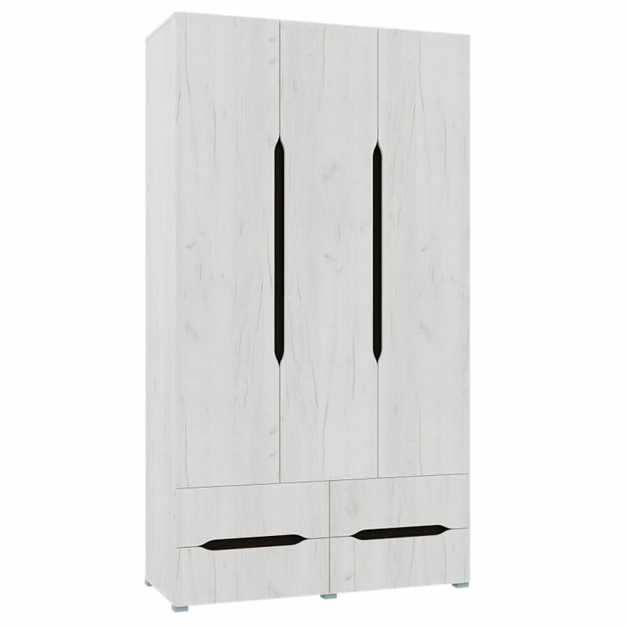 "Вега" Шкаф 3х.ств. 4 ящ. (прованс)