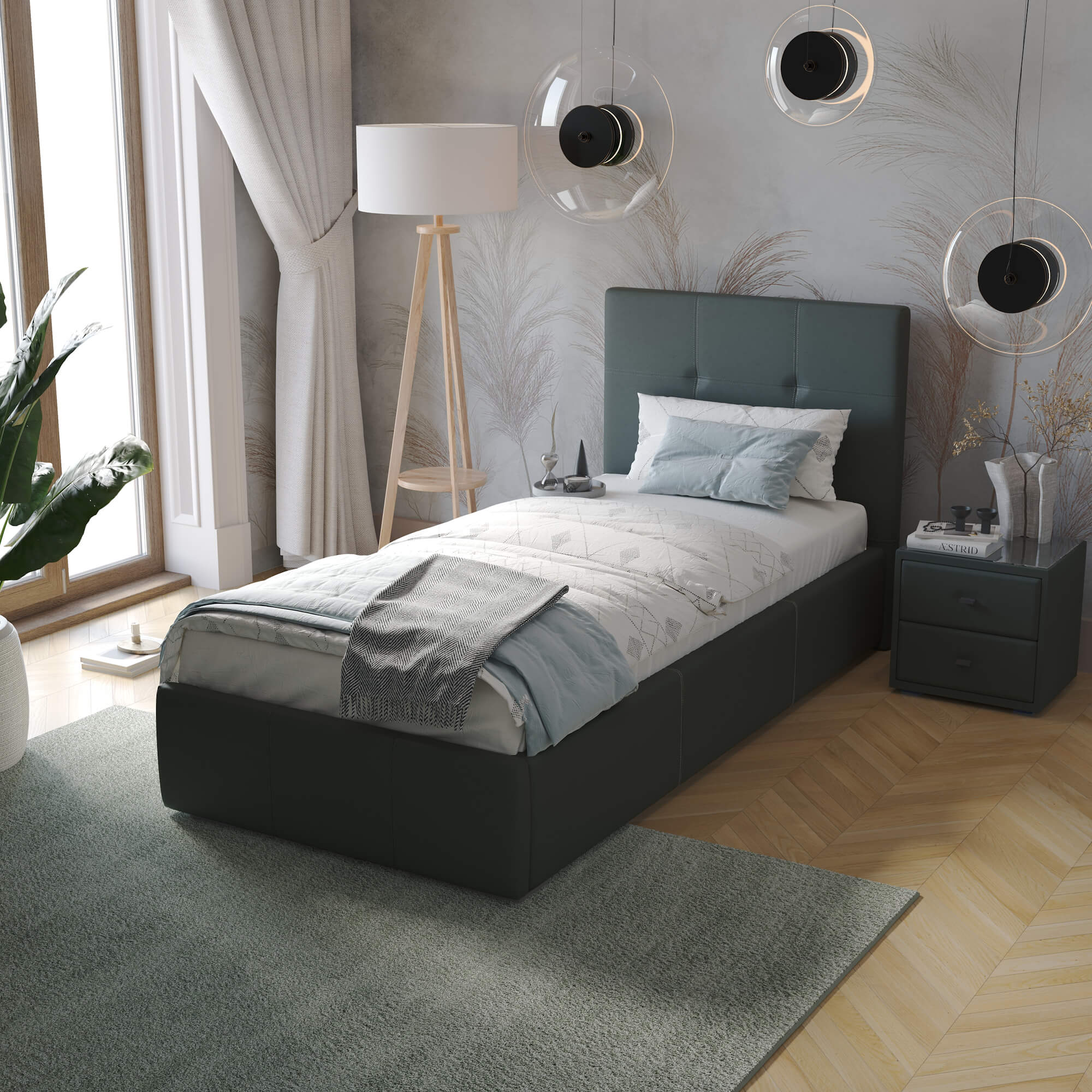 Кровать 0,9м "Рио"