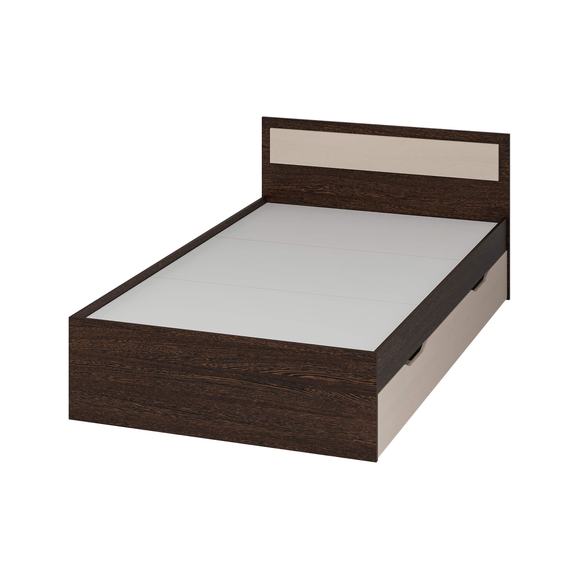 Гармония Кровать КР606 дуб венге/дуб белфорд