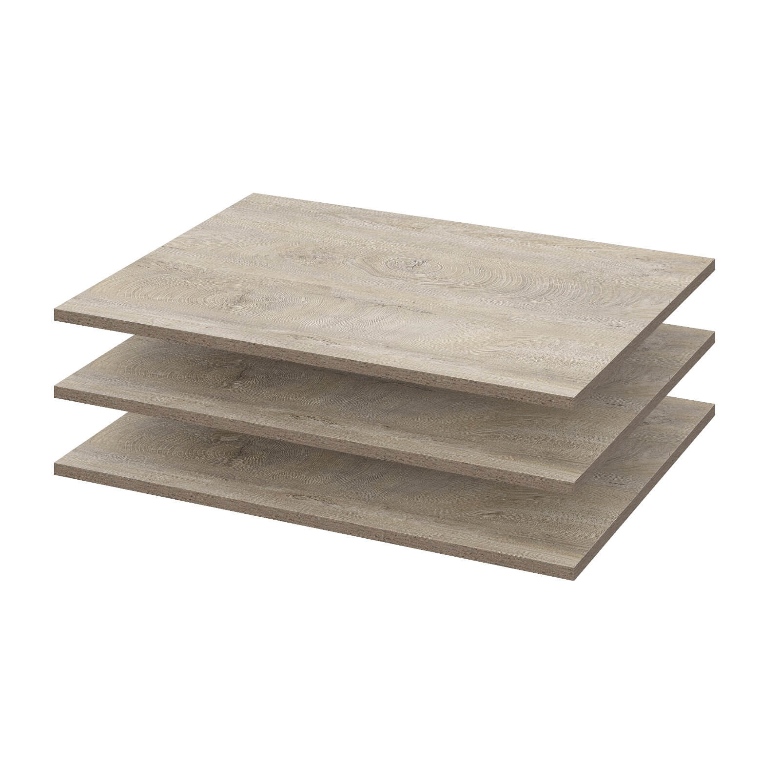 МС "Этна" Комплект полок 3ПЛ 57*75 Дуб Эндгрейн