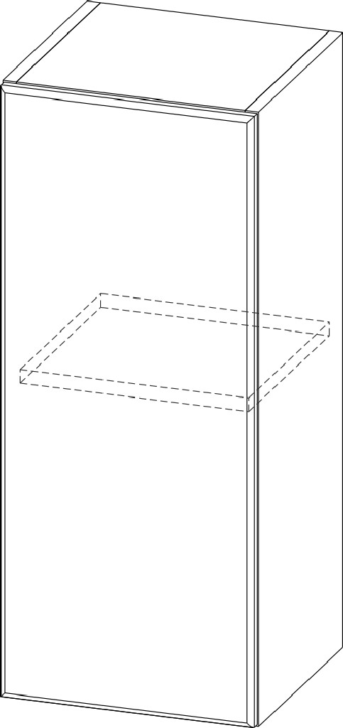 Шкаф навесной "Бостон" Ш300/720