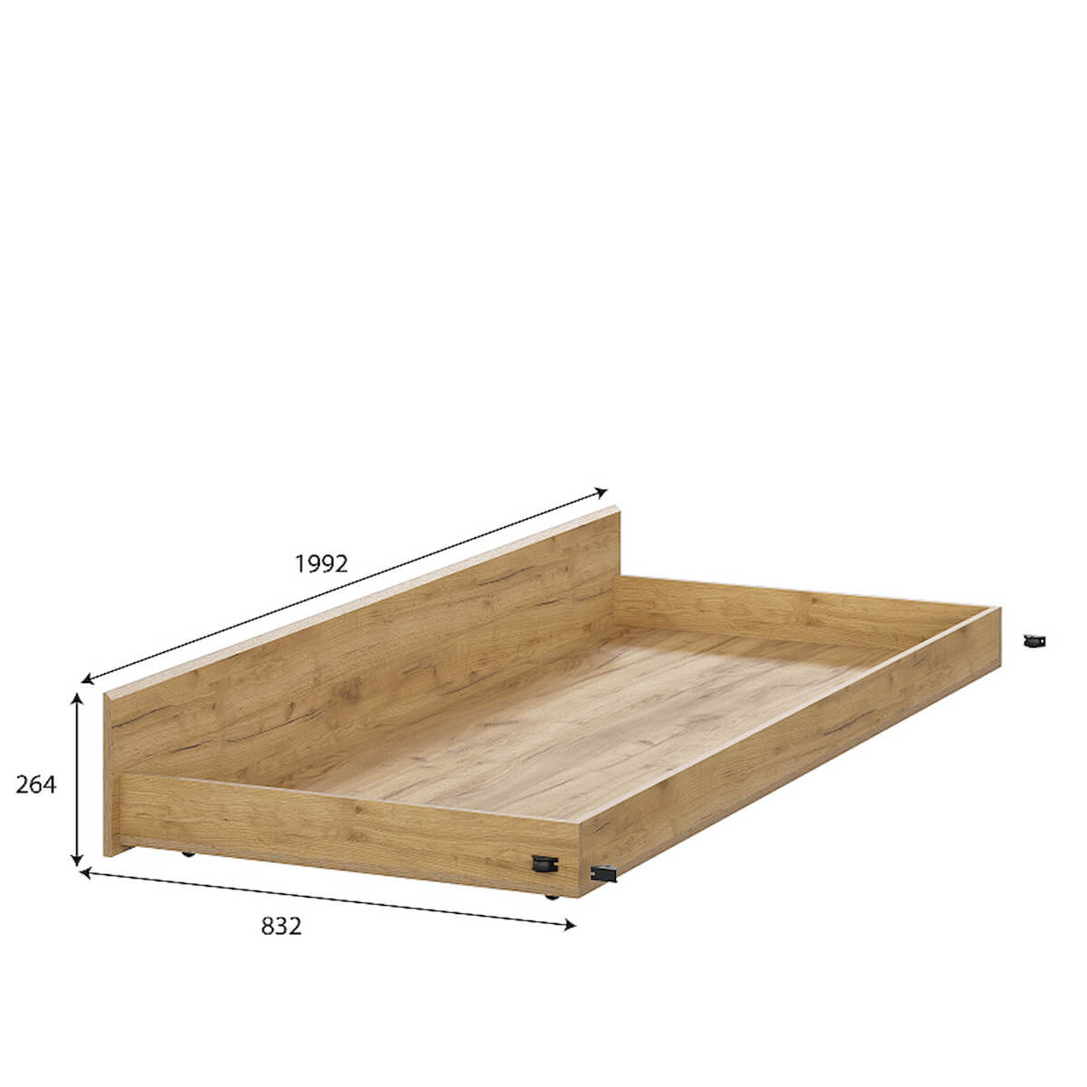 МС "Милан" Кровать выкатная Дуб Золотой