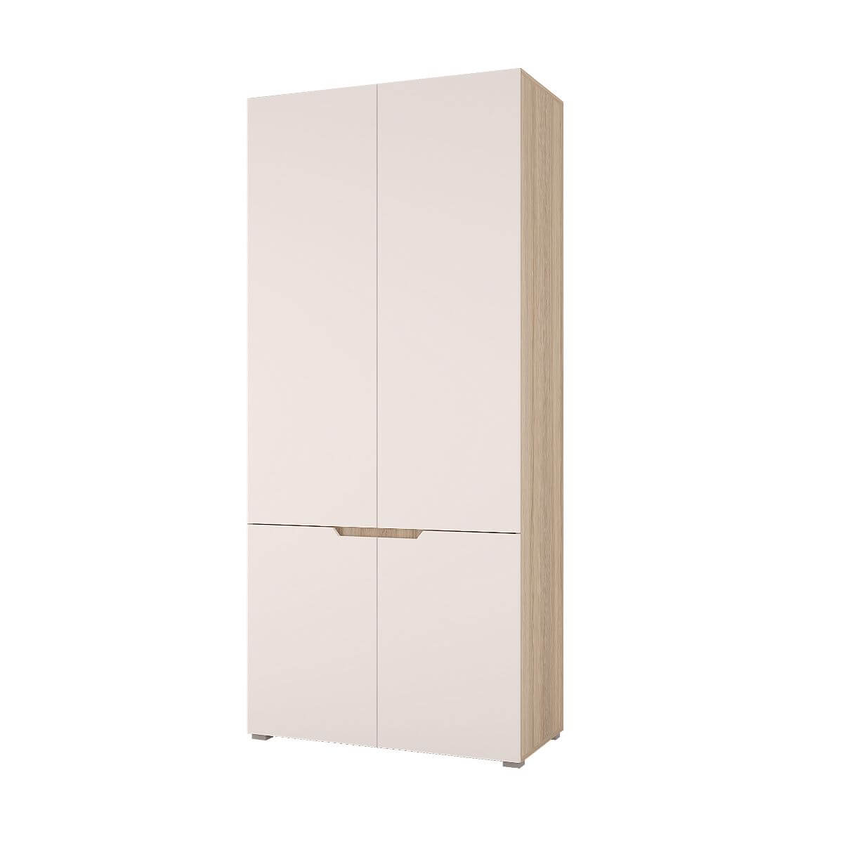 Шкаф 2х ств. "Анталия" (сонома / белый)