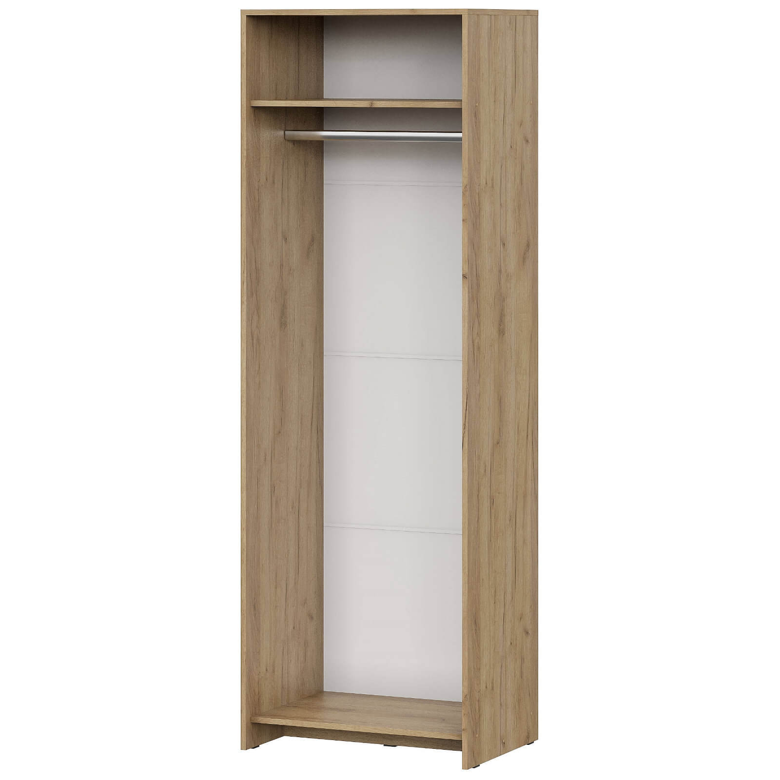 "МСП 1" Шкаф двухстворчатый Дуб Золотой / Камень Тёмный