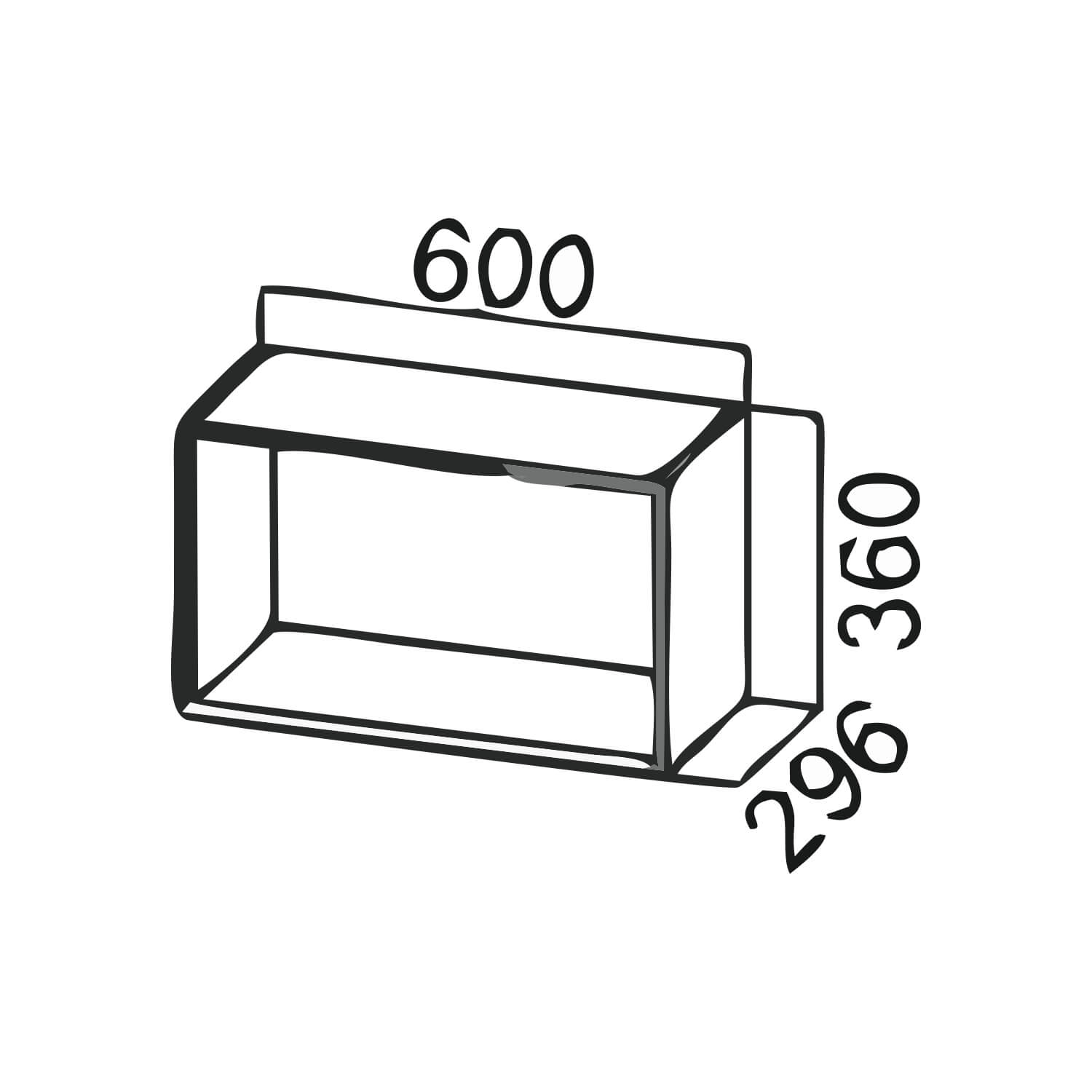 Шкаф открытый ШО600/360