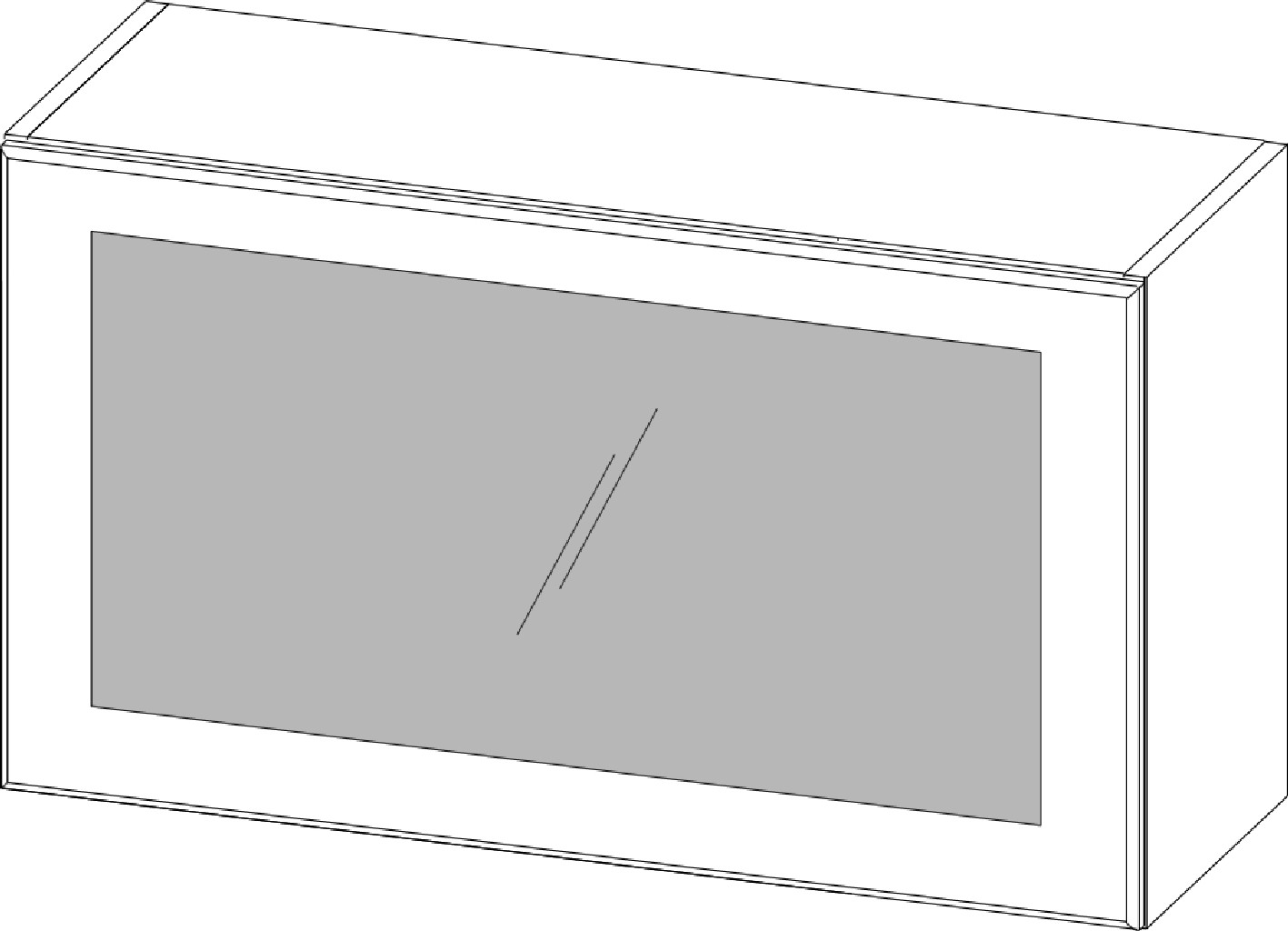 Шкаф навесной "Грейвуд" ШГ800с/456