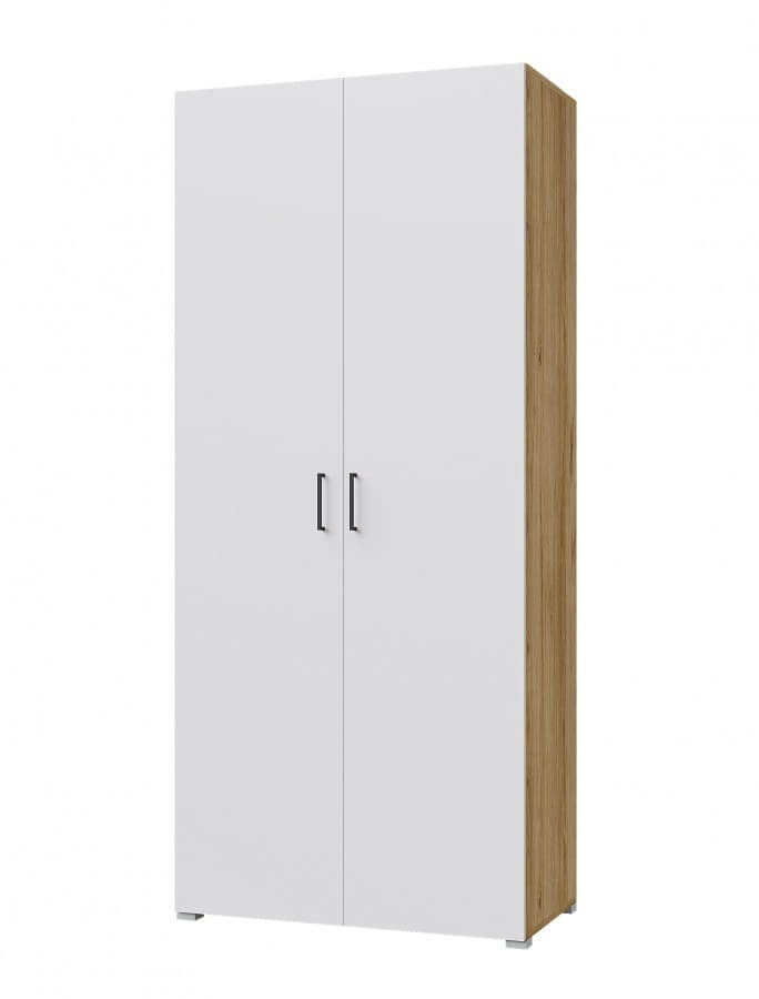"Лайт" Шкаф 900 (Дуб золотой - белый)