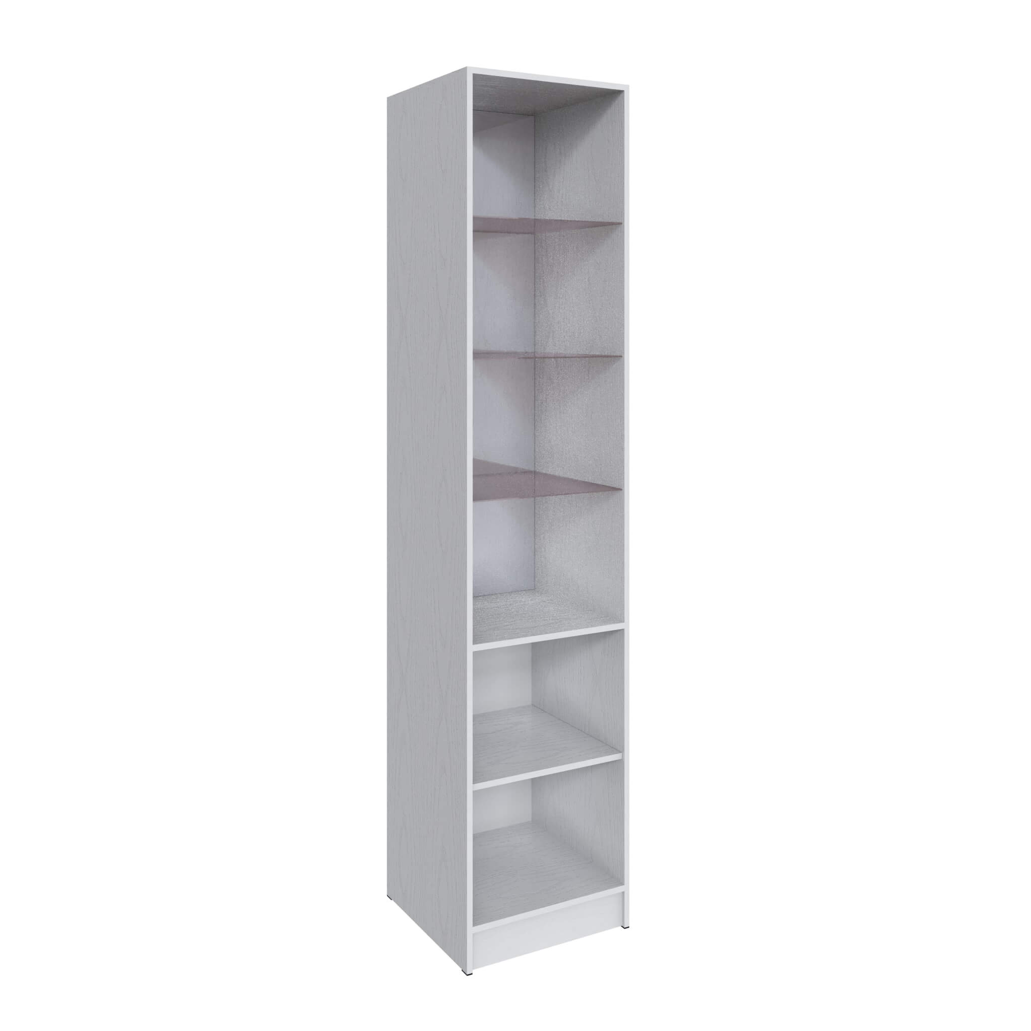 Гостиная Мадрид Шкаф (0,5) с 2 фасадами белый