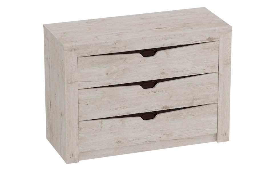 Соренто Комод с 3мя ящиками Дуб Бонифаций