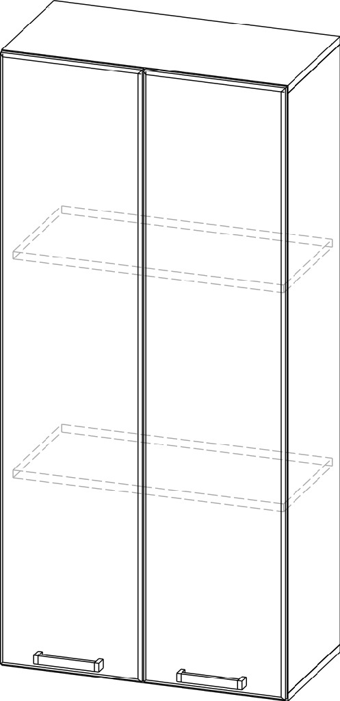 Пенал-надстройка "Модерн NEW" ПН600/720