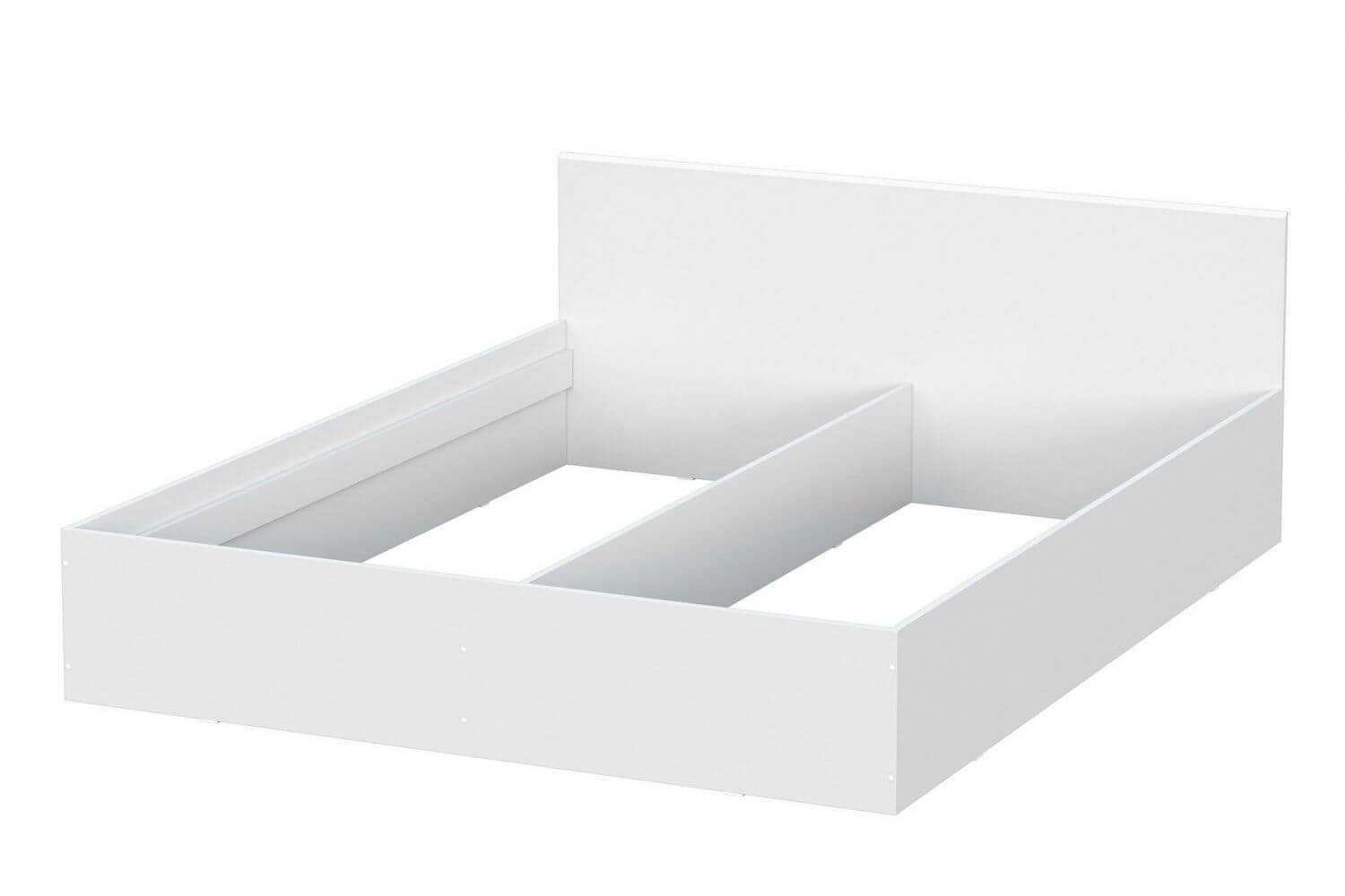 МС "Токио" Кровать двойная универсальная (1,6х2,0) Белый текстурный / Белый текстурный