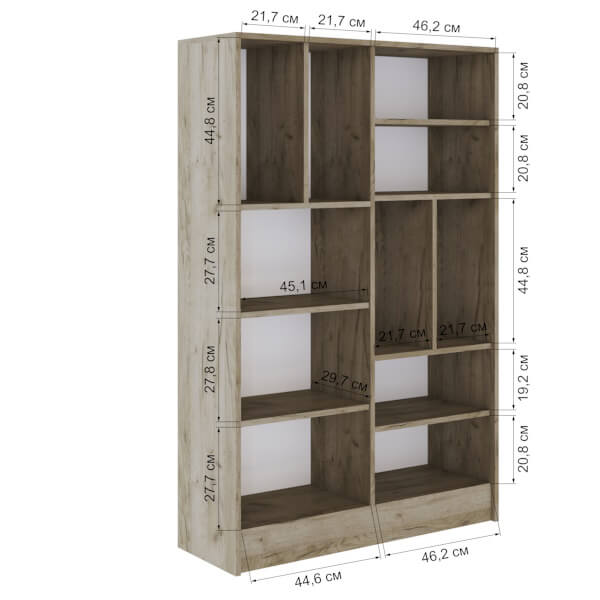 Спальня Колибри Лофт пенал малый дуб крафт серый/графит серый+камень серый