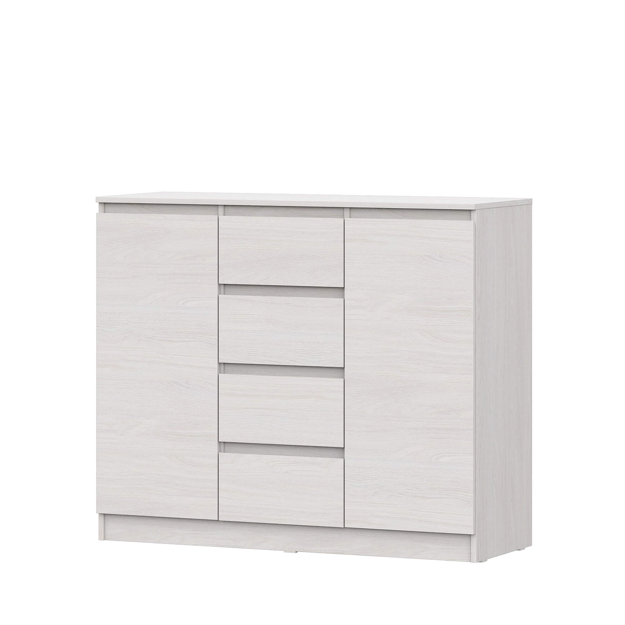 Комод 4я "Бриз 1" Ясень Анкор светлый