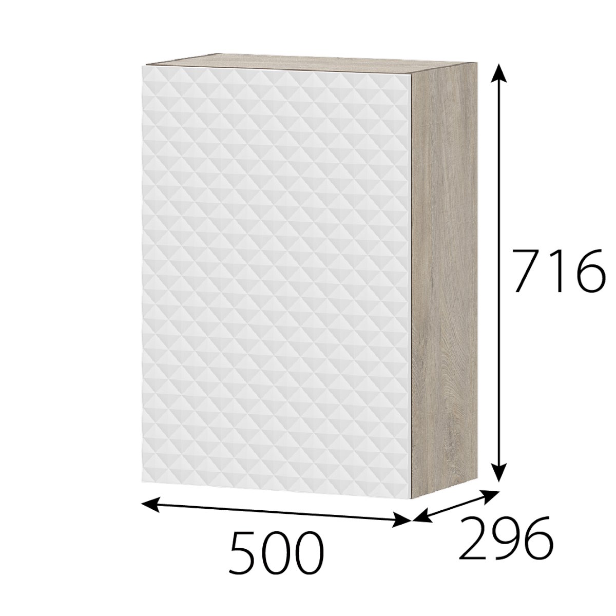 Шкаф 500 Гиза "Этна" 5в1