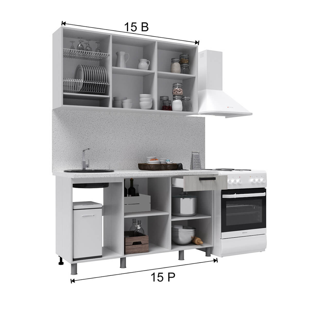 Кухня "Нагано" 1,5 м