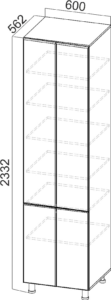 Пенал "Бостон" П600г/2332