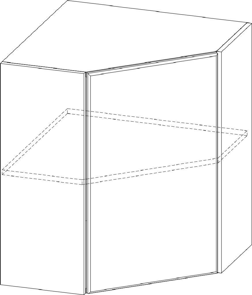 Шкаф навесной "Модерн NEW" Ш600у/720