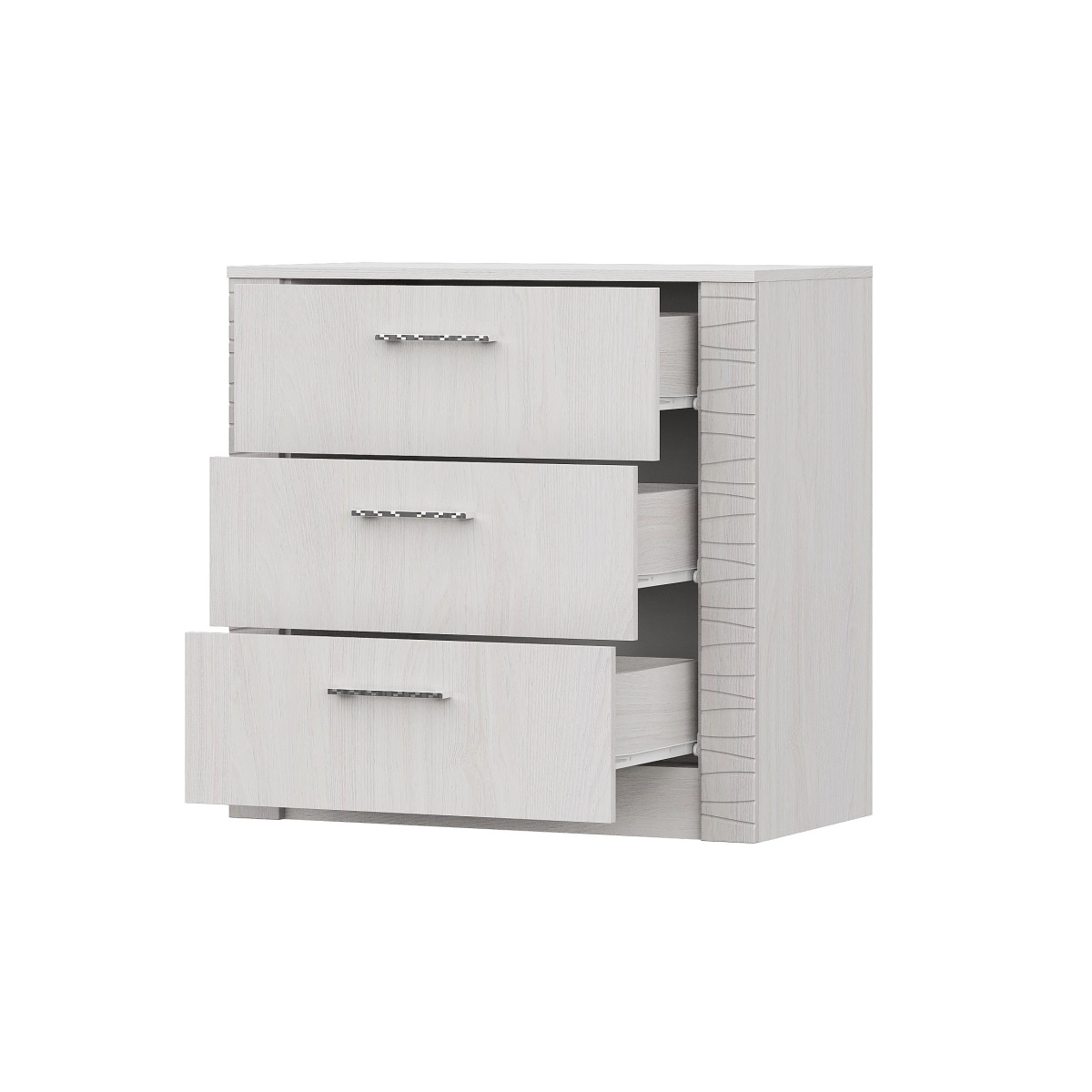 МС "Гамма 20" Комод (3 ящика) Серия №4 Ясень анкор светлый / Сандал светлый