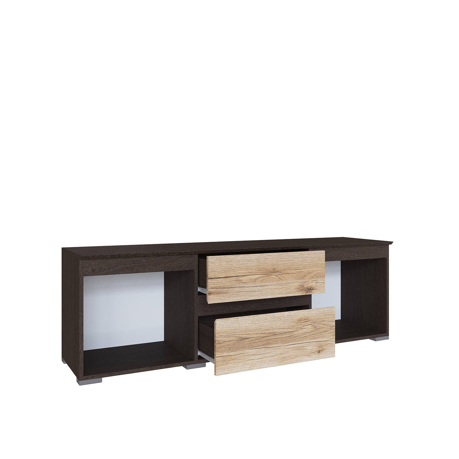 Гостиная Плейона Тумба ТВ венге/дуб делано