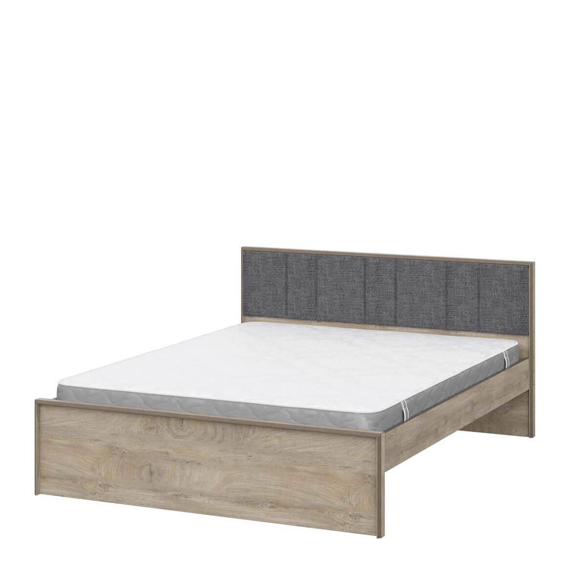 МС "Этна" Мягкое изголовье кр 1,6  (Светло-серый, ткань RICO 108)