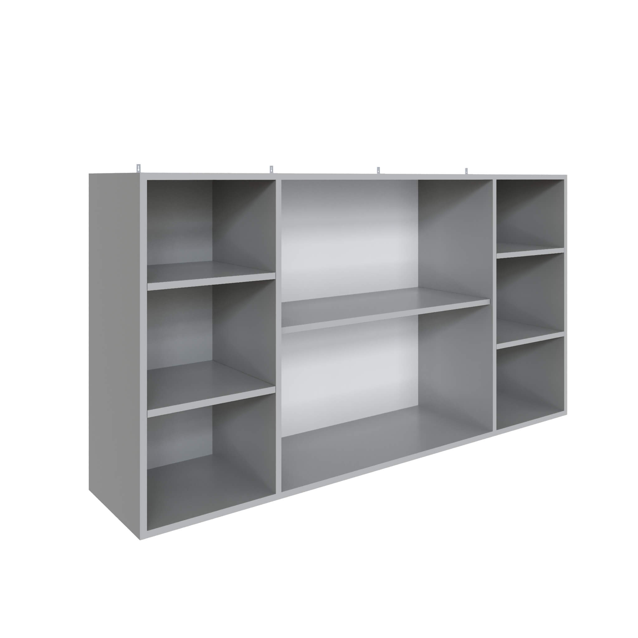 Гостиная Мадрид Полка навесная ПН-2 (1,5) камень серый