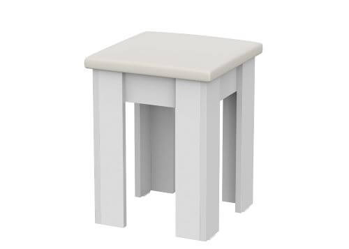 Табурет №1 белый