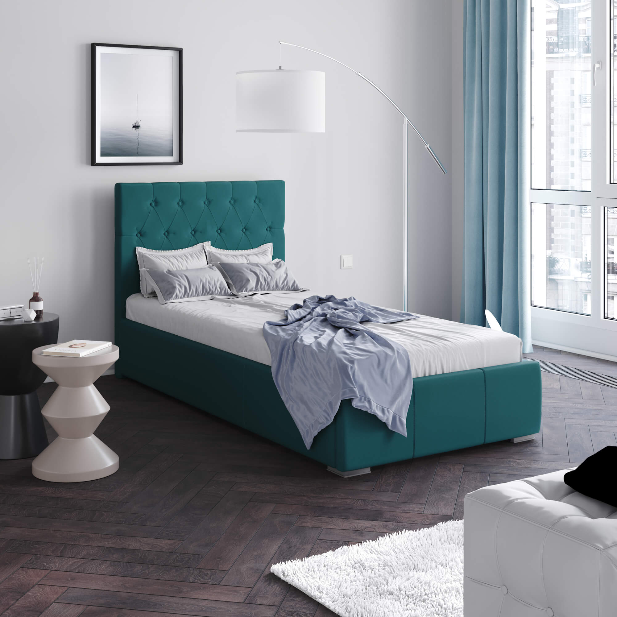 Кровать 0,9м "Октавия"