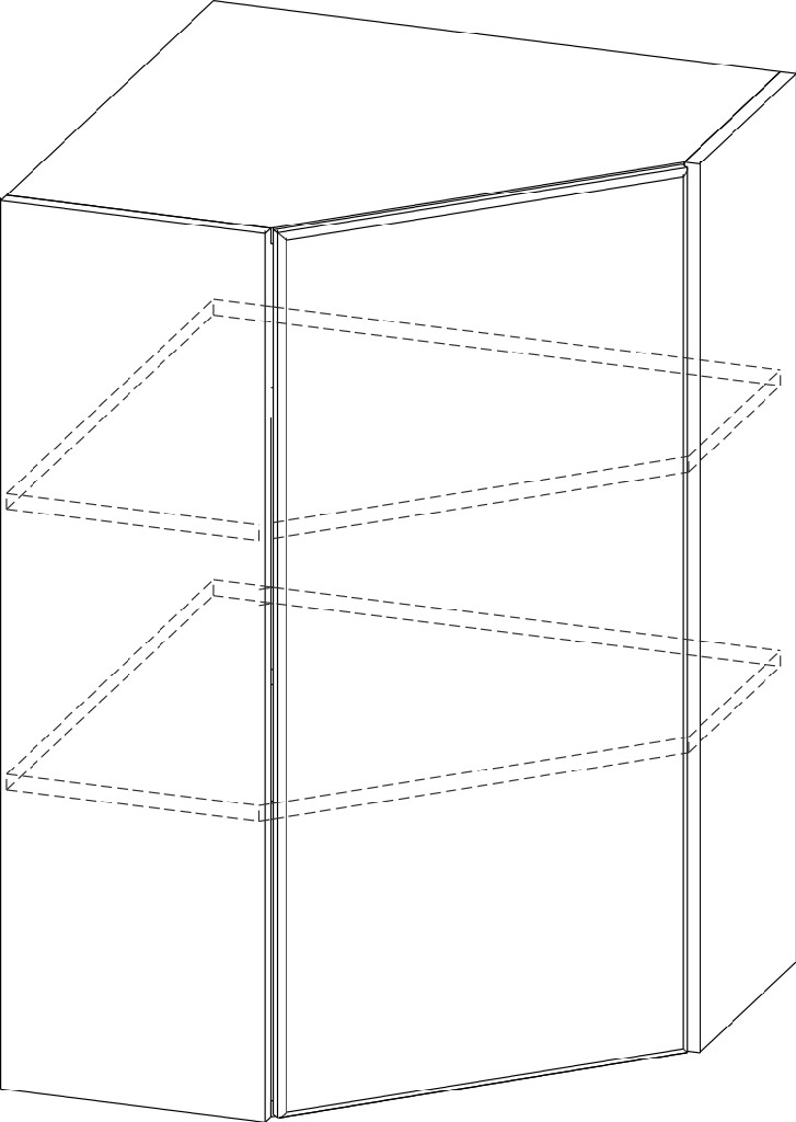 Шкаф навесной "Модерн NEW" Ш600у/912