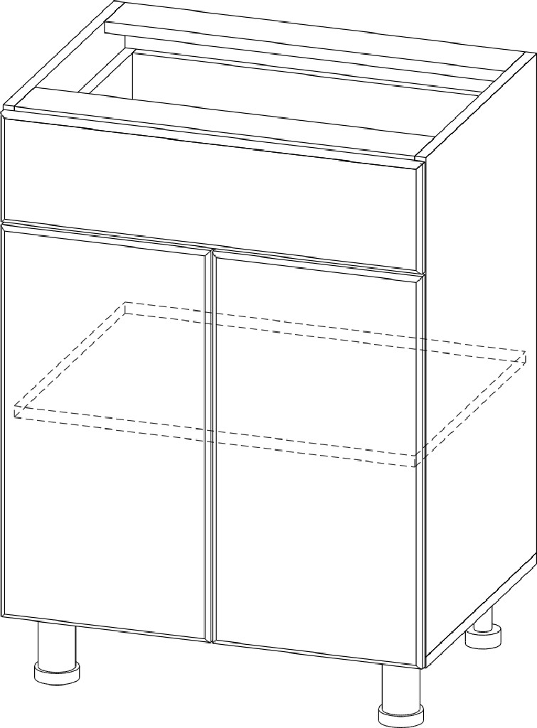 Стол рабочий "Бостон" С600яс