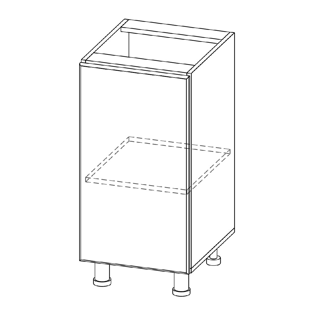 Стол рабочий "Бостон" С400 (400)