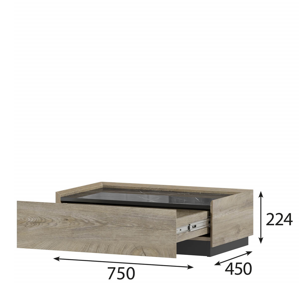 Тумба универсальная "Этна" 750/200  ЭЛ/ПЛ