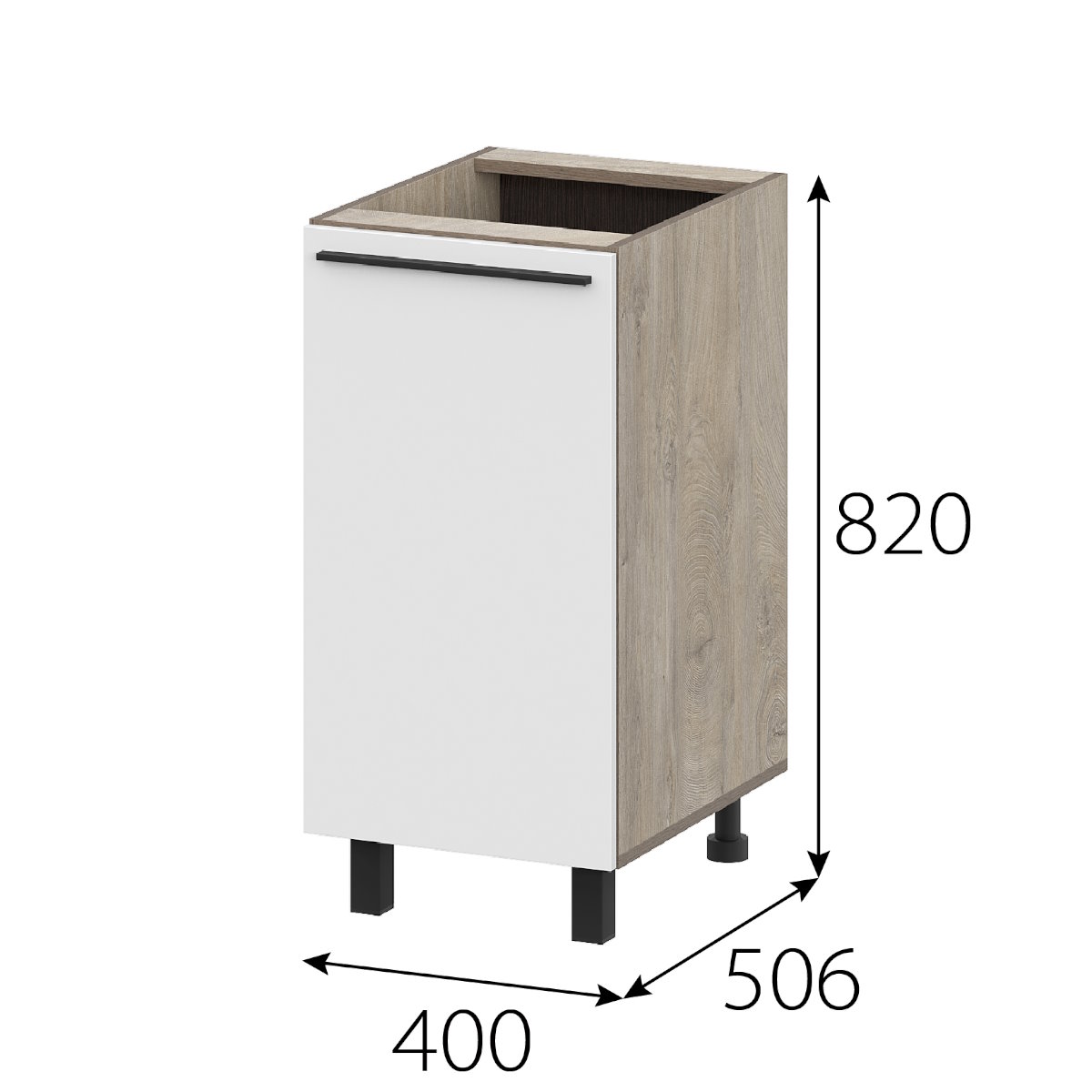 Стол рабочий 400 "Этна" 4с1