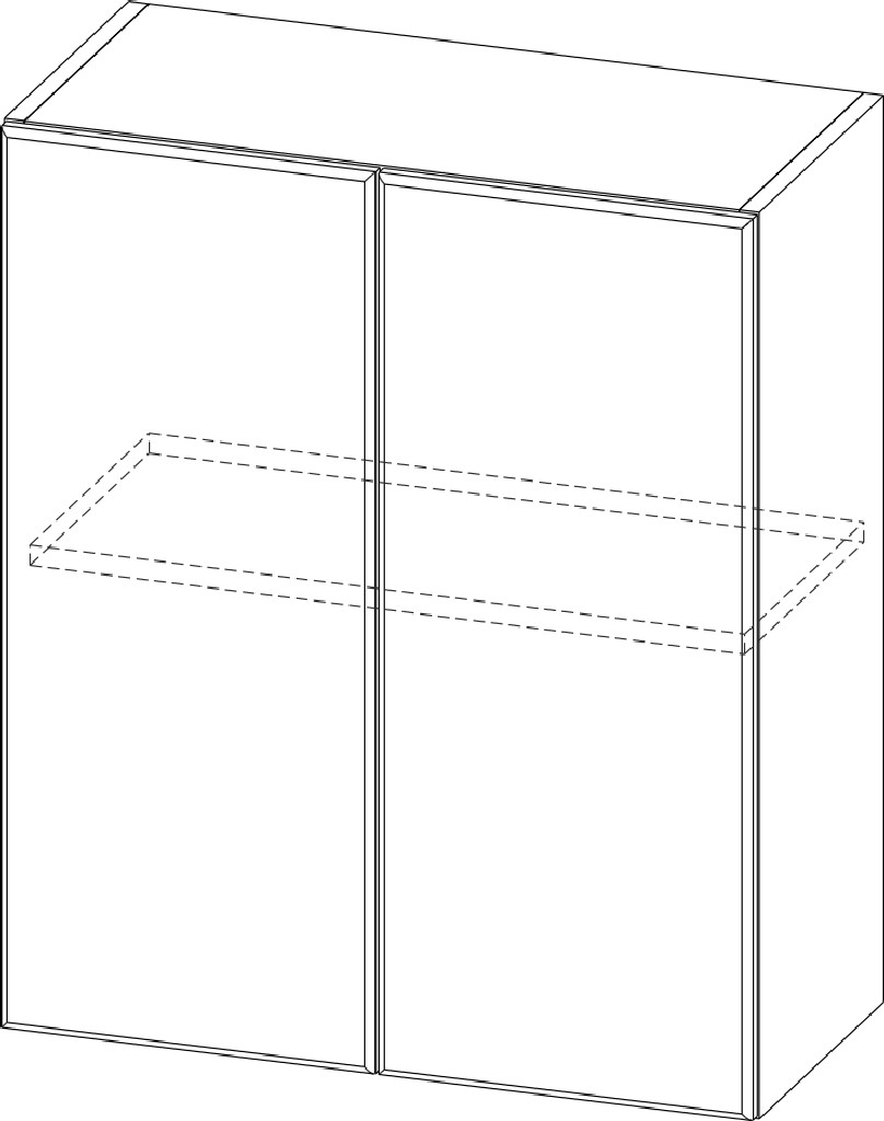 Шкаф навесной "Бостон" Ш700/720