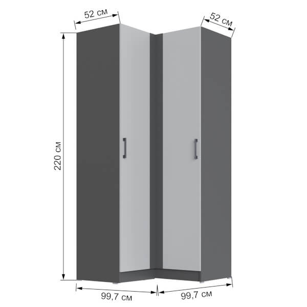 Шкаф угловой "Вегас" ТЭКС