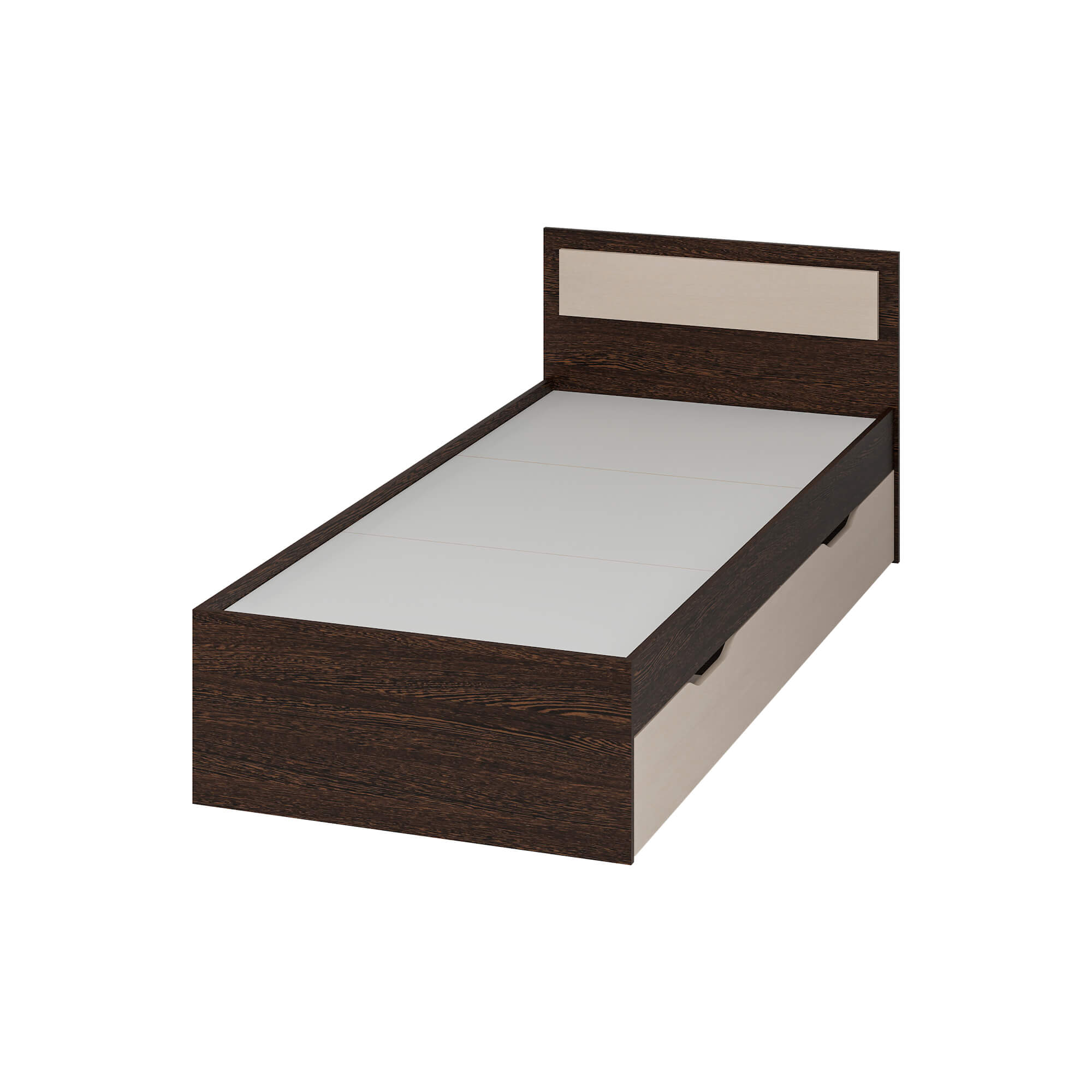 Гармония Кровать КР608 дуб венге/дуб белфорд