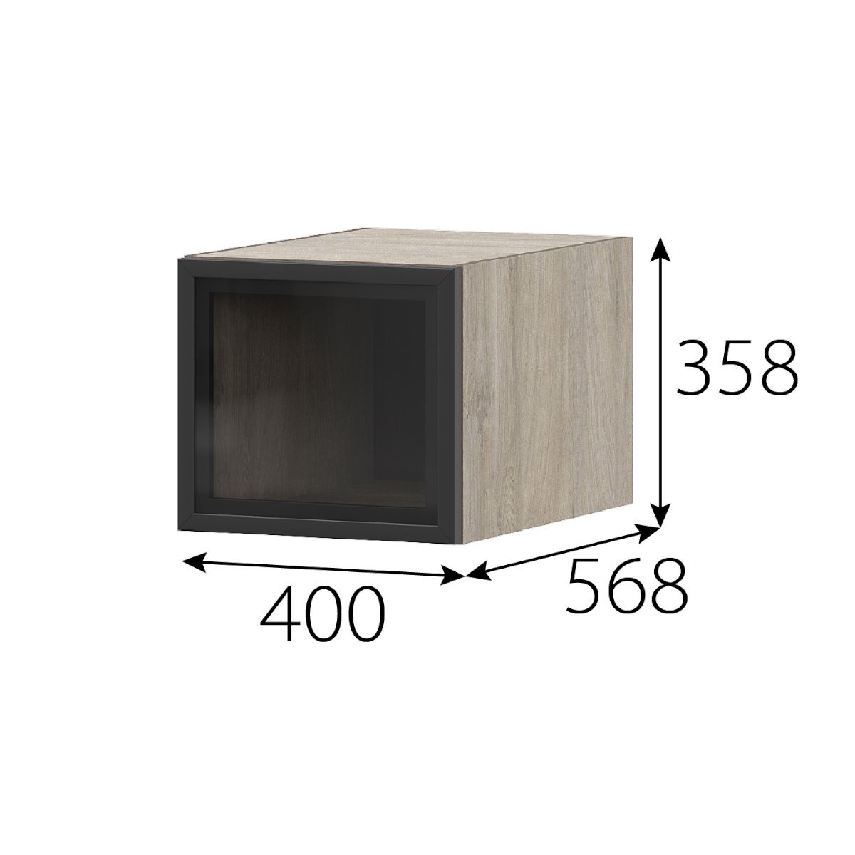 Шкаф 400 РМДФ "Этна" 4ап1я