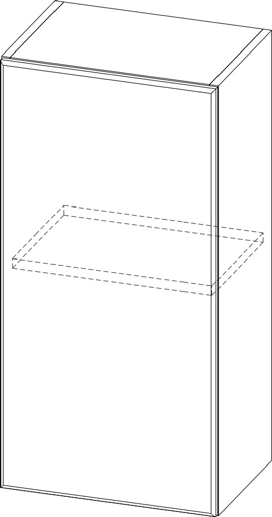 Шкаф навесной "Модерн NEW" Ш350/720