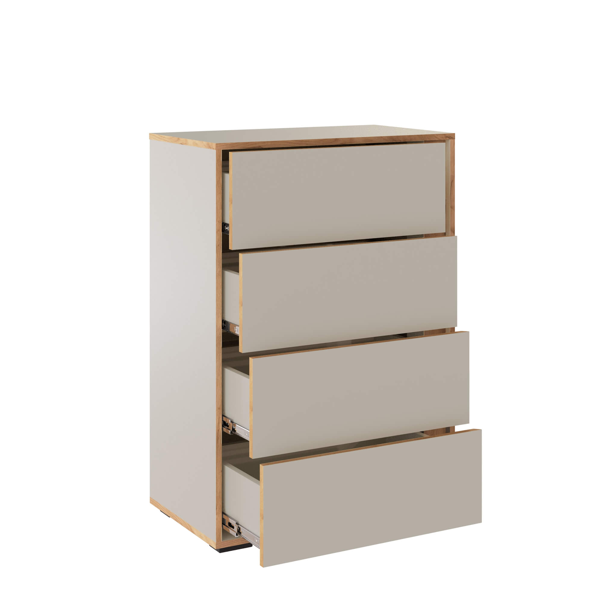 Спальня Асцелла Комод кашемир/дуб крафт золотой