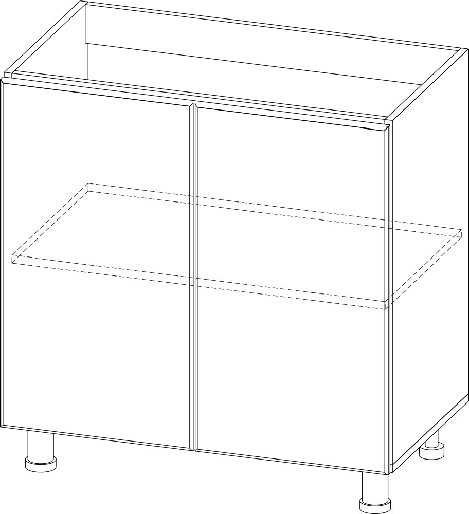 Стол под мойку "Бостон" М800