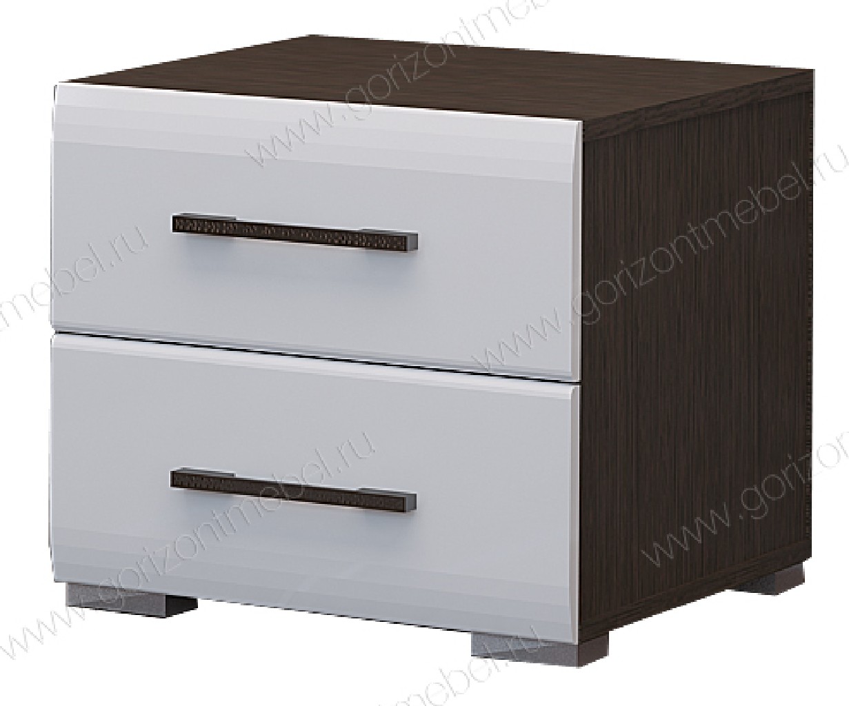 Тумбочка "Ненси" (венге / белый)