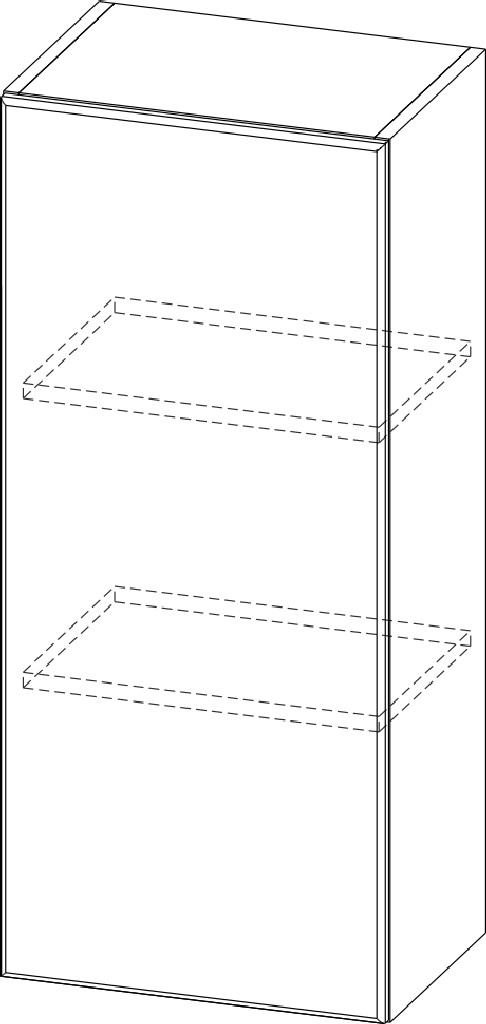 Шкаф навесной "Модерн NEW" Ш400/912