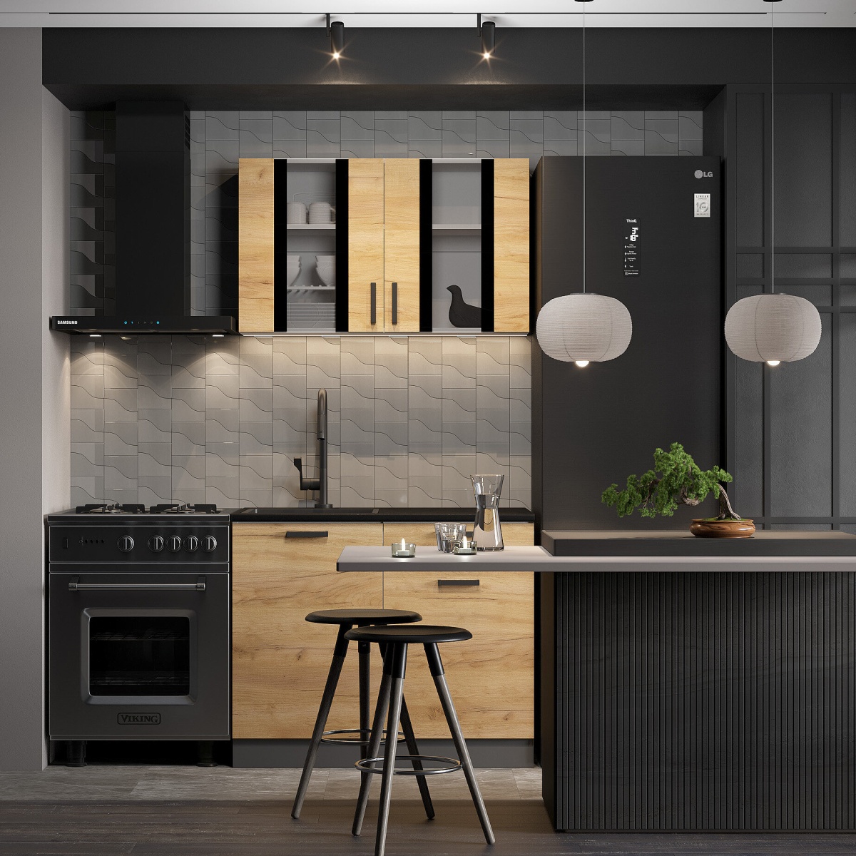 Кухня "Абрау" 1,0 м