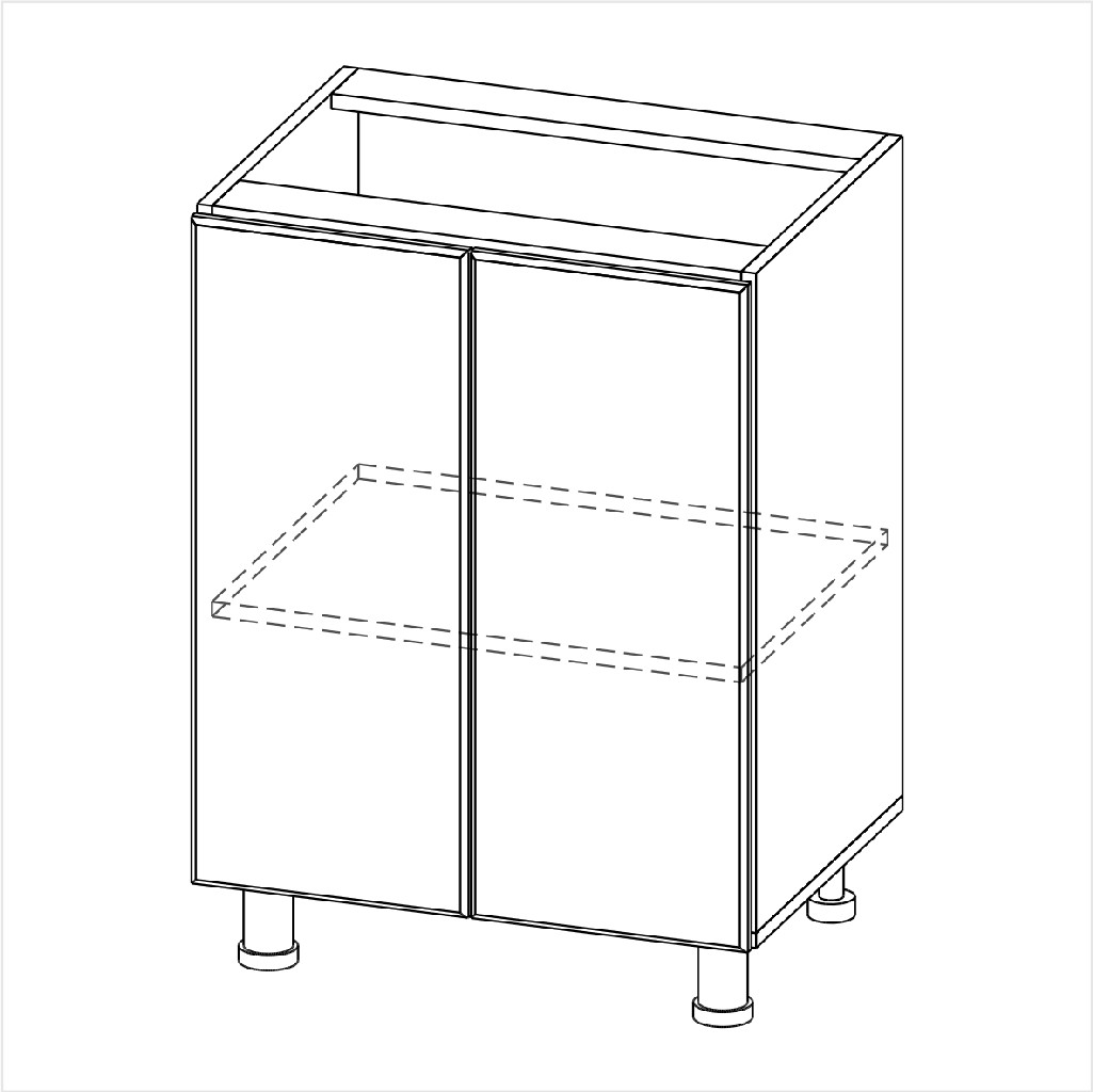 Стол рабочий "Бостон" С600 (400)