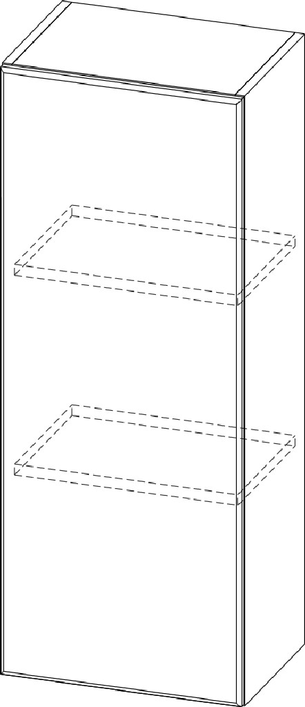 Шкаф навесной "Модерн NEW" Ш350/912