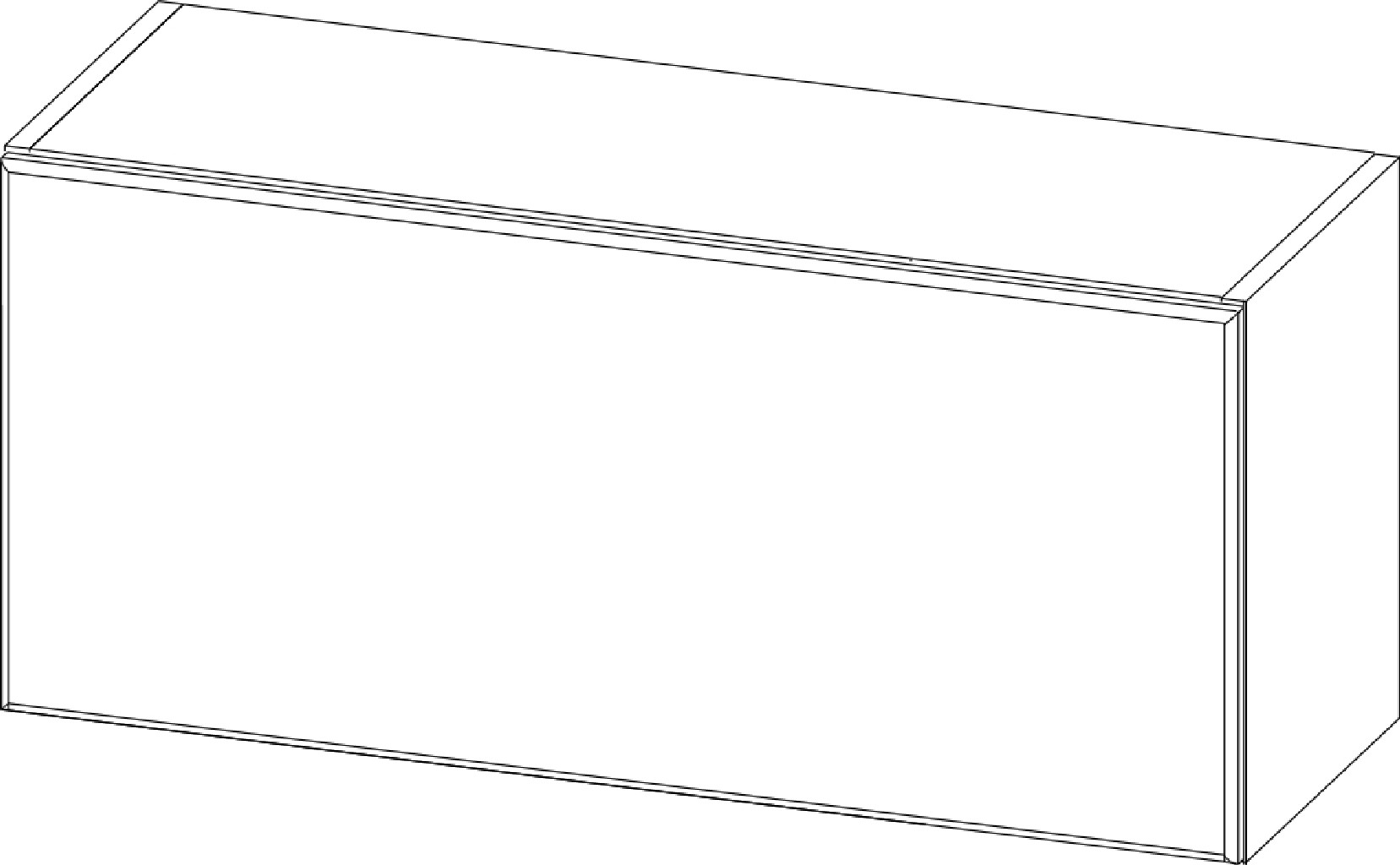 Шкаф навесной "Модерн NEW" ШГ800/360