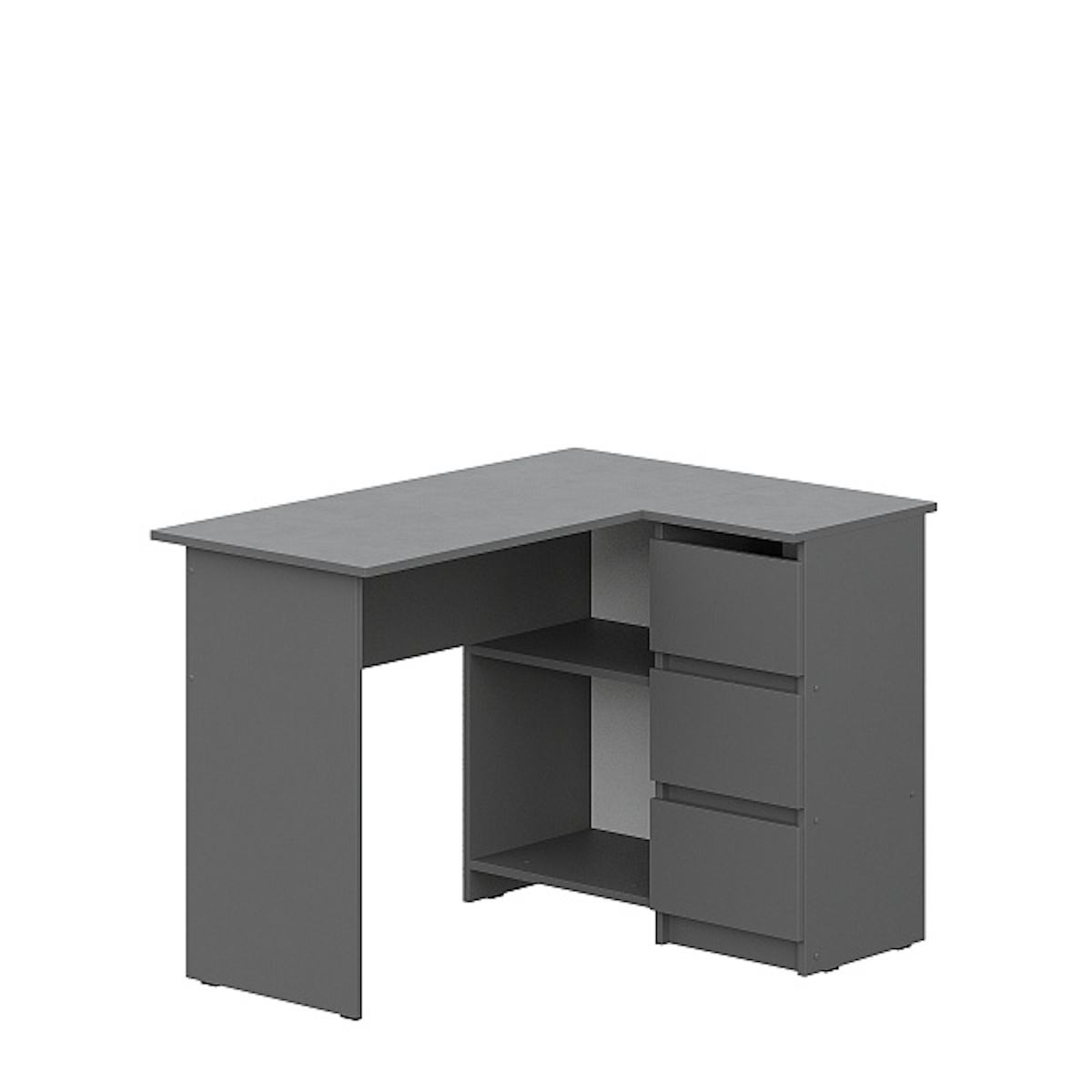 МС "Денвер" Стол угловой Графит серый