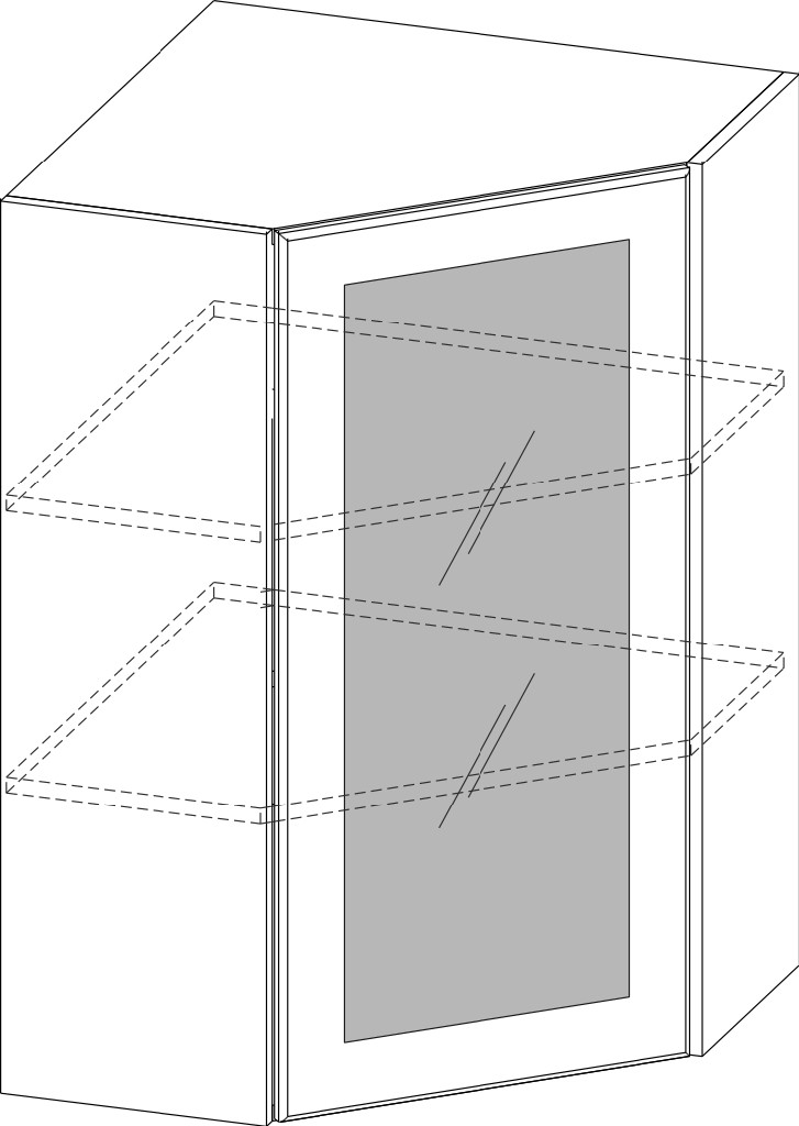 Шкаф навесной "Грейвуд" Ш600ус/912
