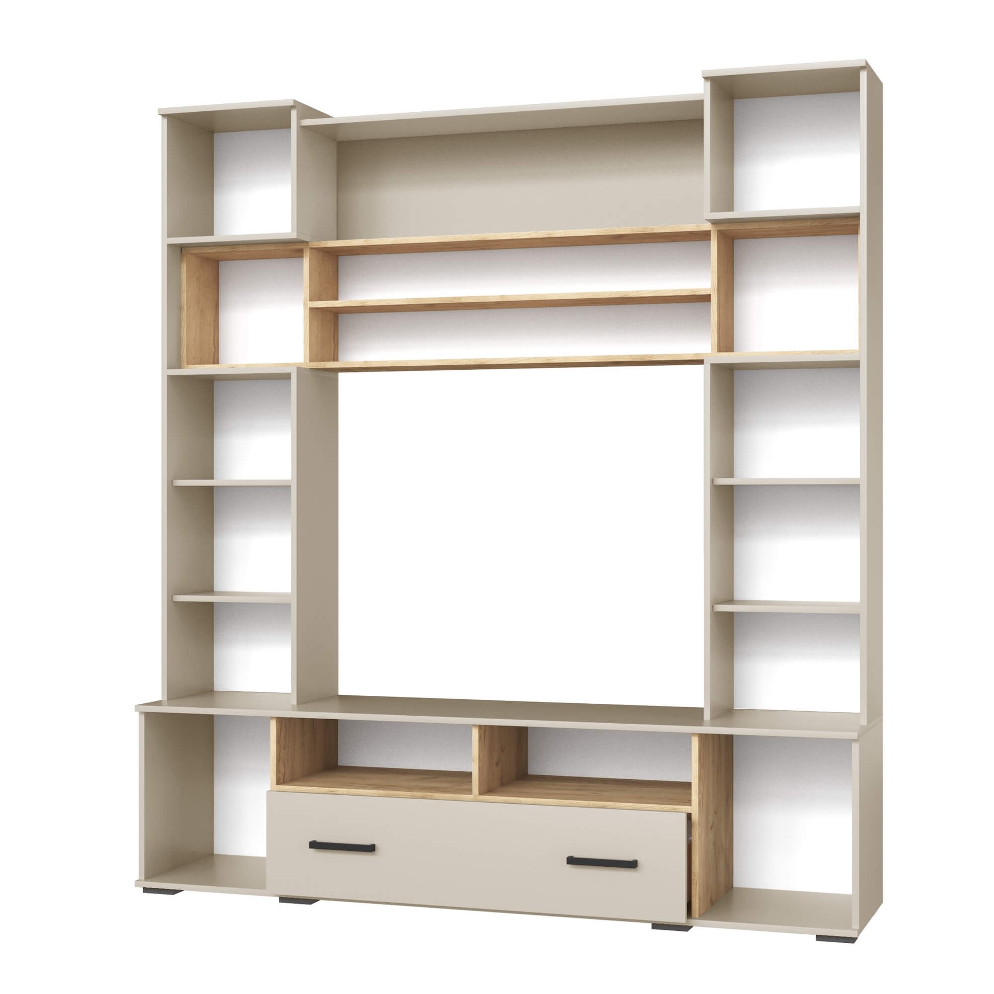 Гостиная Оскар-18 ОГЦС-1 кашемир/дуб крафт золотой