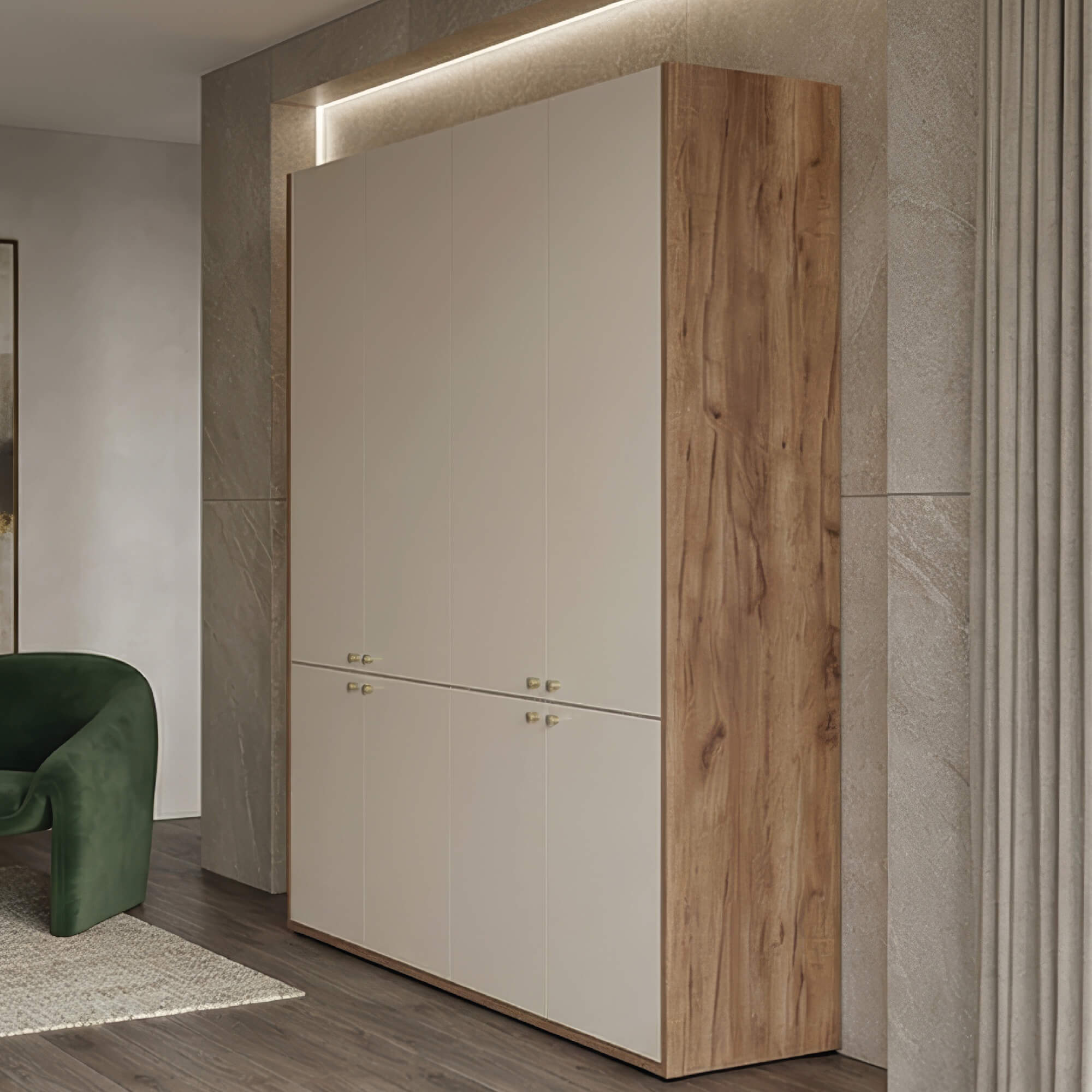 Шкаф 4-х створчатый МС "ОРМА"