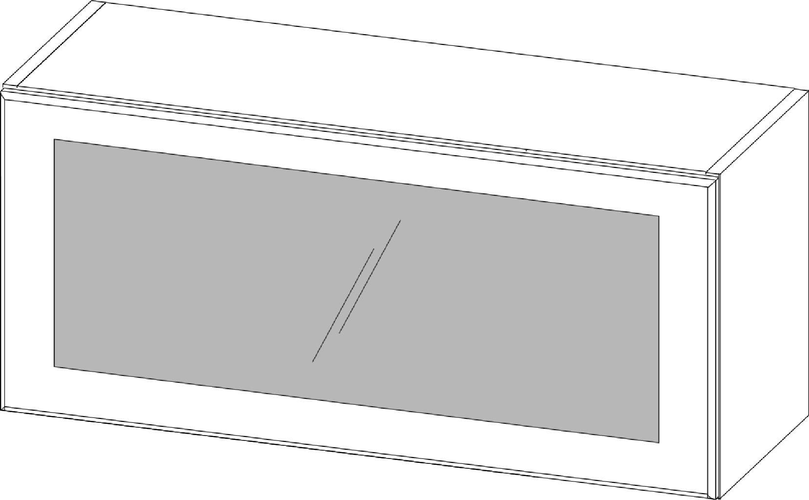 Шкаф навесной "Грейвуд" ШГ800с/360